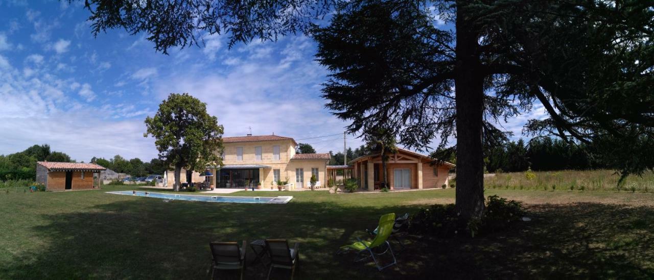 Bed and Breakfast Les Ambeles Saint-Magne-de-Castillon Exterior foto